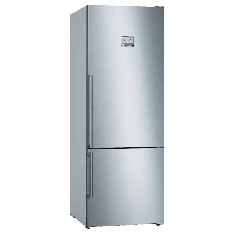 KGN56HIF0N Serie | 6 Alttan Donduruculu Buzdolabı 194 x 70 cm Kolay temizlenebilir Inox